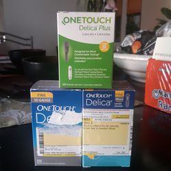 3 boxes lancets gauge