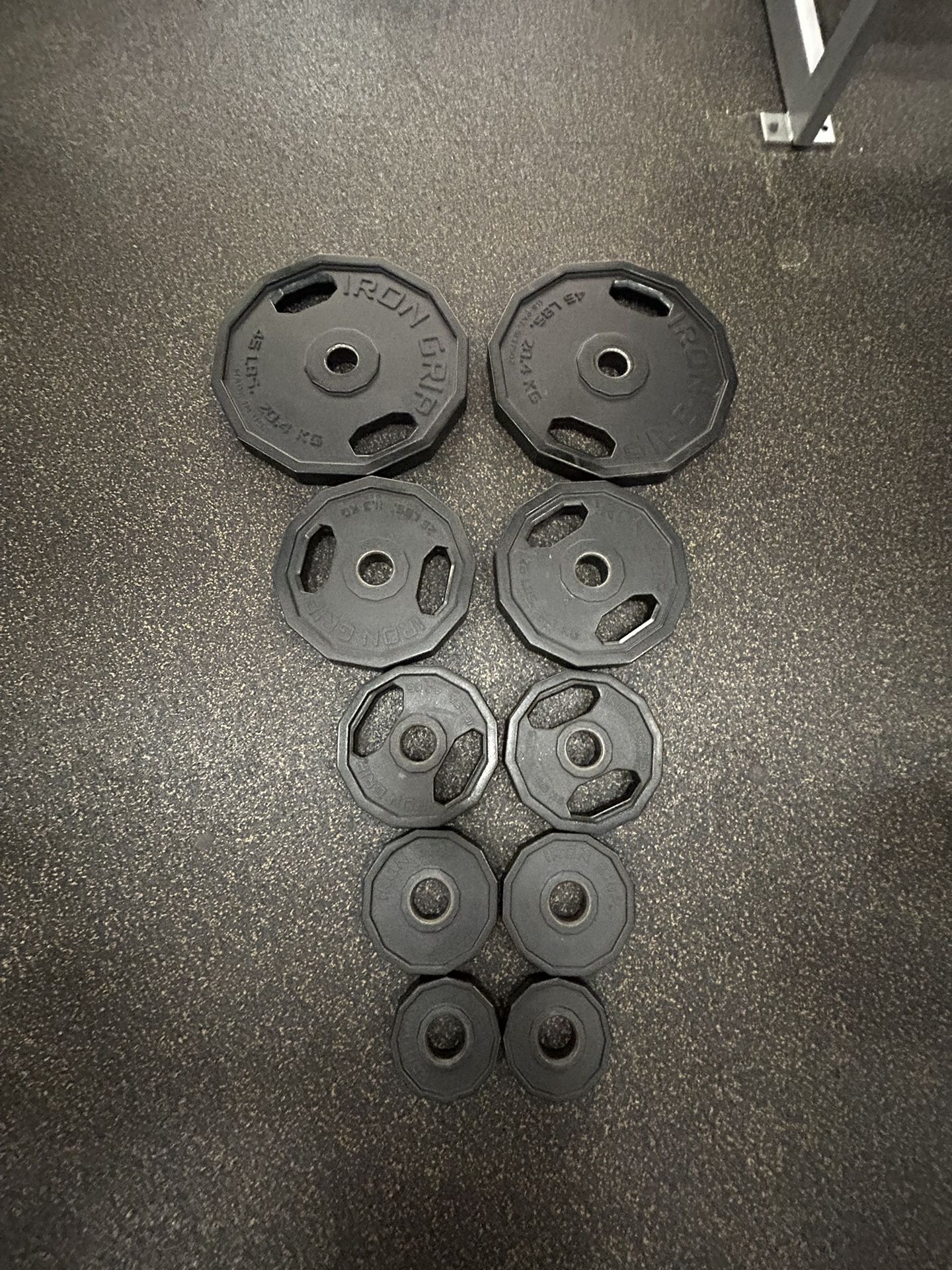 Iron Grip UPT12 American Made Urethane Olympic Barbell Plates