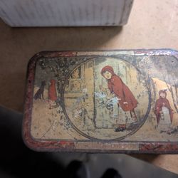1920s Antique Tin Box 