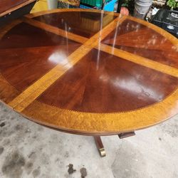 Entertainment Centers And Dining Room Table With Extender 