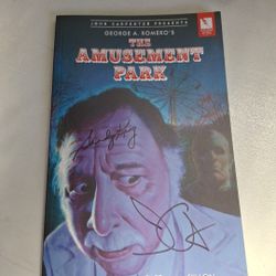 John Carpenter Signature George A Romero's Amusement Park