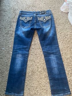 Miss Me Dark Wash Embellished Bootcut Jeans