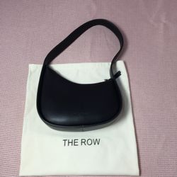 The Row Half Moon Bag Black