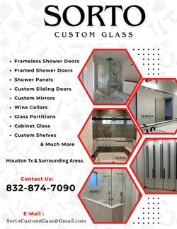 Bathroom Tempered Glass sliding door mirrors 