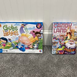 Candy Land & Chutes & Ladders Board Games