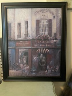 French Bistro Painting