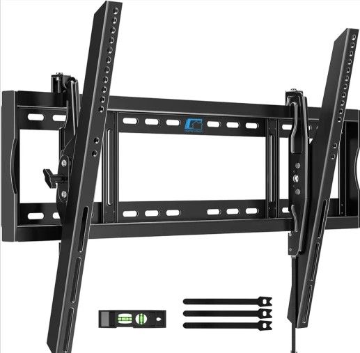 HOME VISION Heavy Duty Tilt TV Wall Mount Bracket for 48-120 Inch Flat/Curved TVs, 200Lbs Capacity, Fits 16/18/24 Inch Studs, Max VESA 800x600mm 