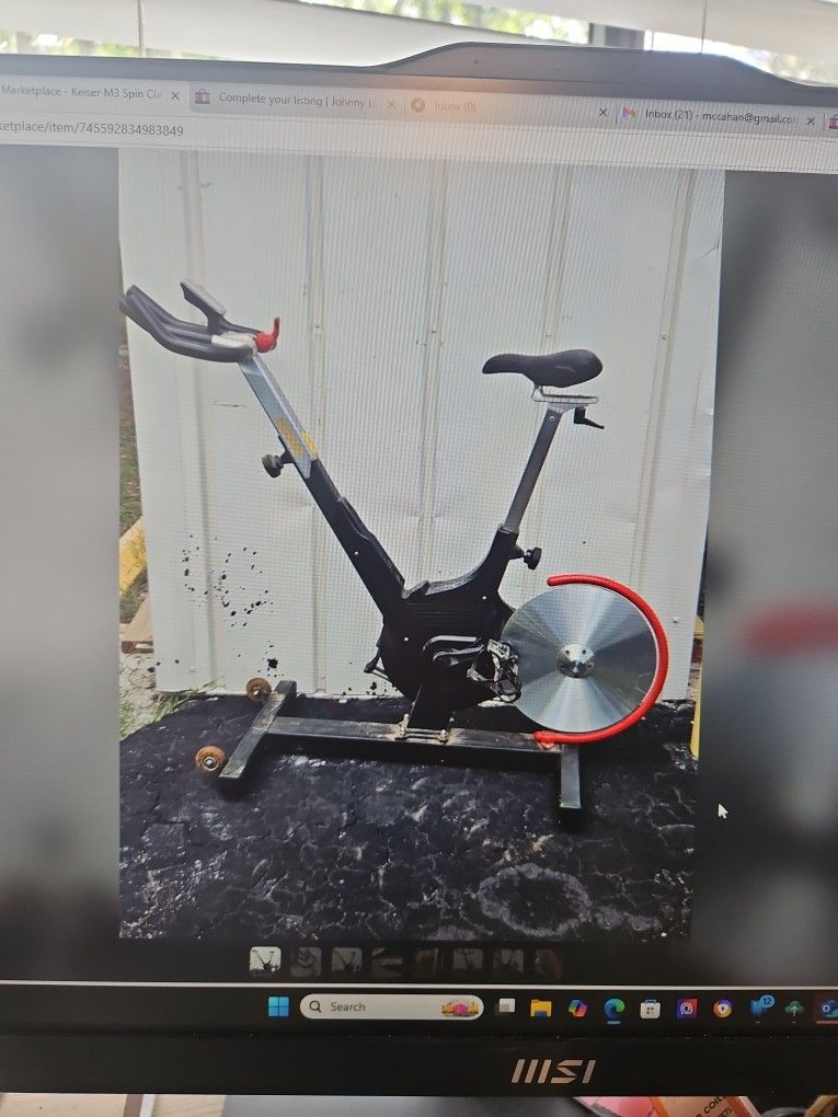 Kaiser M3 Spin Class Gym Grade Professional  Bike