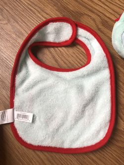 Baby Valentine’s Day Bib and Slippers Size 1-2 Thumbnail