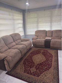 Brown sofa