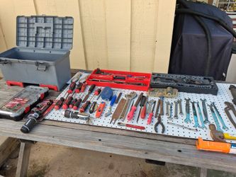 Tool box with lots of tools