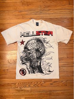 Beige/Red Hellstar Tee “Human Development 1996”