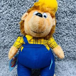 Vtg Ace Novelty 1989 Berenstain Papa Bear Plush Stuffed Animal Toy W/ Tag 15.5"