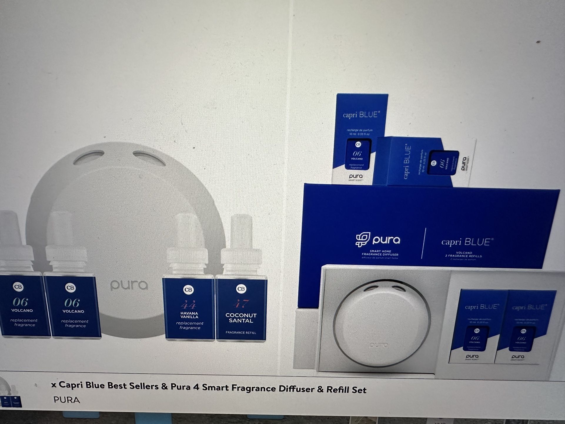 Pura 4 Smart Fragrance Diffuser And Refill Set- NEW