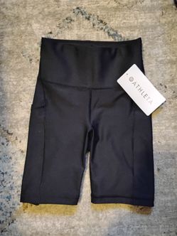 Athleta Black High Waist Crop Legging w/ Side Pocket NWT | XXS