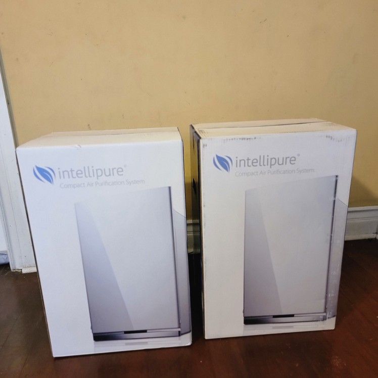 2 New Intellipure Compact Hepa Air Purifiers