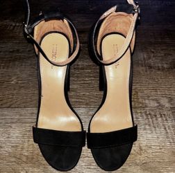Merona Black Ankle Strap Heels