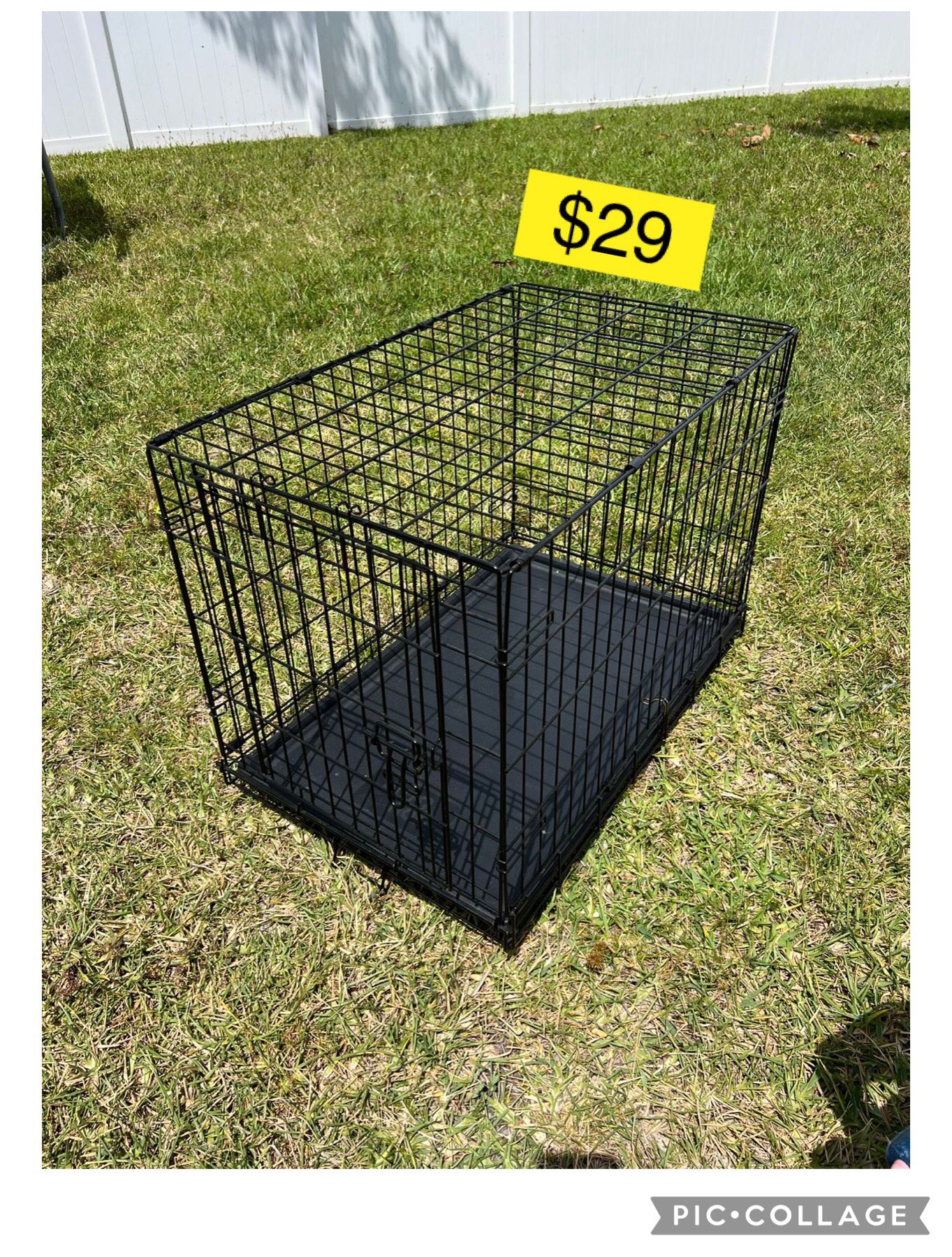 Dog crate kennel 30” Long / Jaula perro