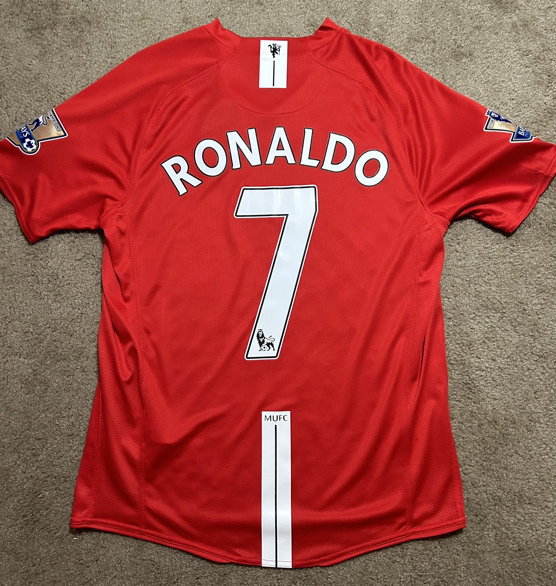 2007/2008 Manchester United 'Cristiano Ronaldo #7' Soccer Jersey
