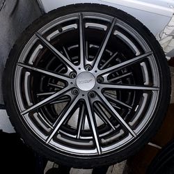 4x *NEARLY NEW* TSW 19” WHEELS (Gun Metal Grey) for HALF THE PRICE  +  5 NEARLY NEW TIRES