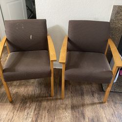 The Gunlocke Company Set Of 2 Chairs