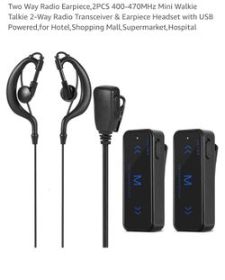 Mini Radio Walkie Talkie