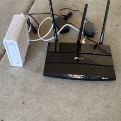 Arris SB8200 Modem and TP-link AC1750 Router - 6 months old