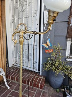 Vintage Torchiere Floor Lamp