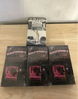 Lot of 4 New Baseball VHS Tapes