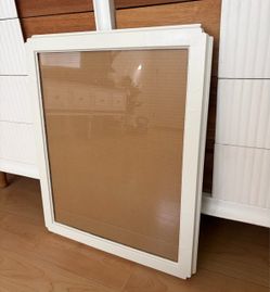 πΏLarger sized vintage white wooden frame