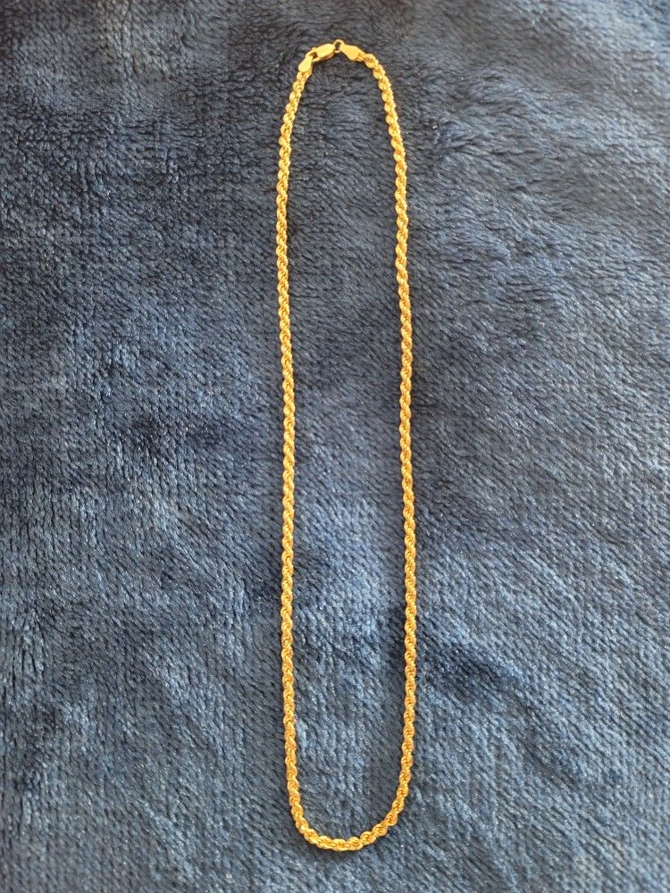  14k Gold Rope Chain