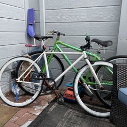 Fixed Gear Retrospec And Schwinn Bike