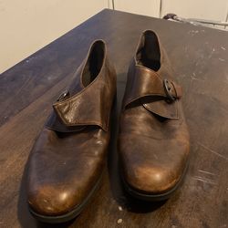 Men Born Vallon Rust Monk Strap
