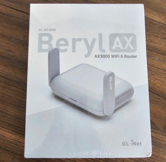 GL.iNet GL-MT3000 (Beryl AX) Pocket-Sized Wi-Fi 6 Wireless Travel Router 