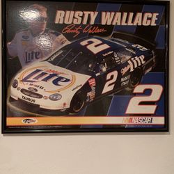 Rusty Wallace picture vintage