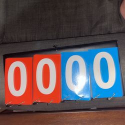 Scorekeeper With Brand New Hooks