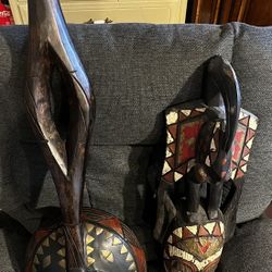 2 Ghana Handcrafted Art Pieces