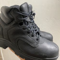 Timberland PRO - Titan EH steel Toe Boot - Black Full Grain Leather Size 11$