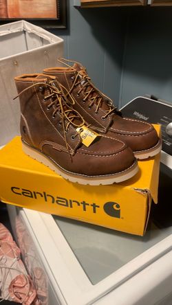Carhartt waterproof steel toe boots size 8