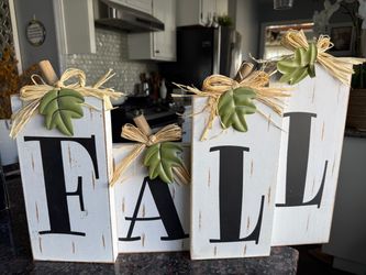 FALL SIGN FALL DECOR STAND ALONE WOODEN FALL SIGN