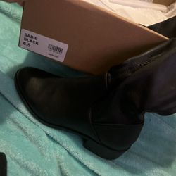 Steve Madden Sadie Black Knee High Boots