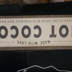 Hot Cocoa Sign 
