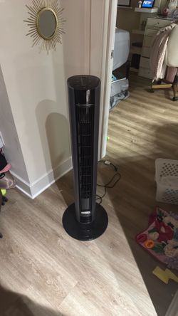 WhisperForce Oscillating Tower fan with remote