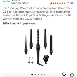 Hair wand set