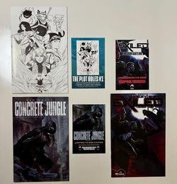 Wesley Snipes Exiled #1, Concrete Jungle #1, The Plot Holes #1 - Rare NM Variants