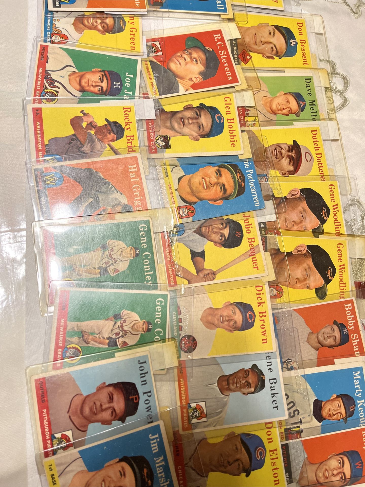 TOPPS 1958 BASEBALL 40 CARDS 