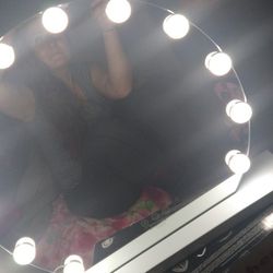 Huge Vanity Mirror With Lights And 3 DifferentLight Settings