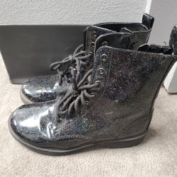 Wonder Nation Size 5 Black Glitter Boots $5 OBO