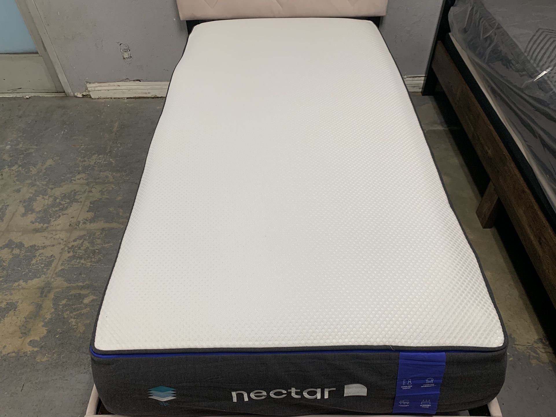 Nectar Blue Twin (Mattress Only) Home & Garden