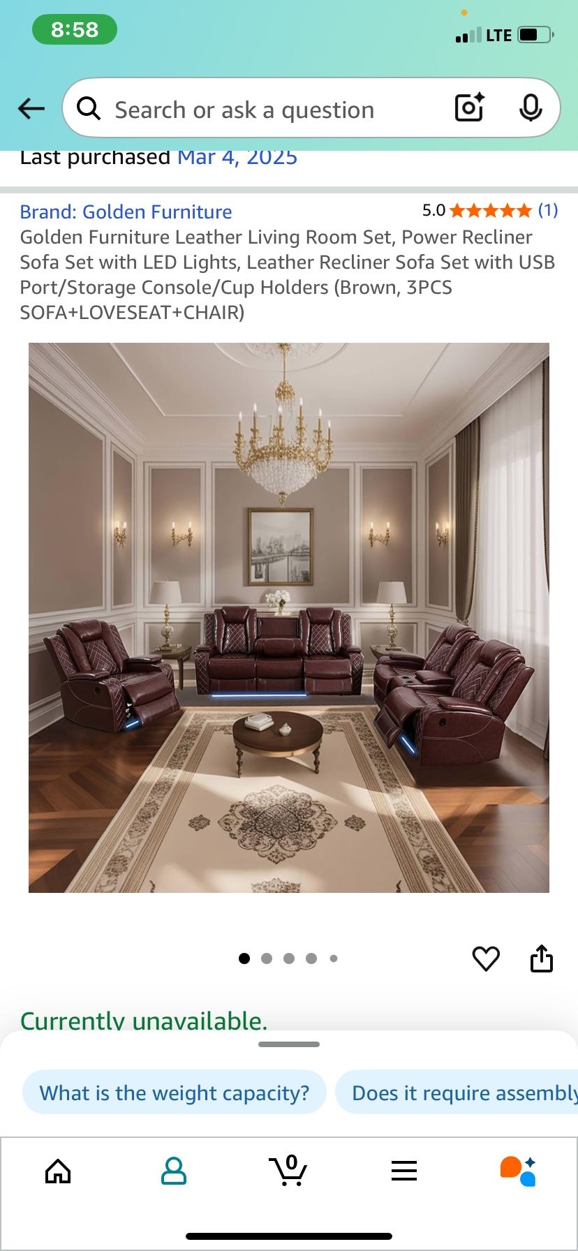 3 Piece Recliner Set 